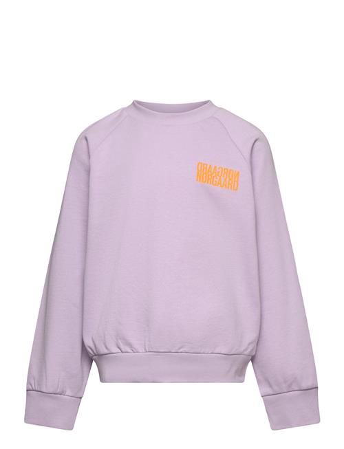 Light Organic Allisa Sweatshirt Mads Nørgaard Purple