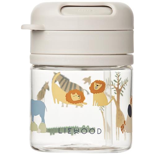 Liewood Pavia Tritan-fremstillet Sugerørsbæger All Together / Sandy | Beige | 0