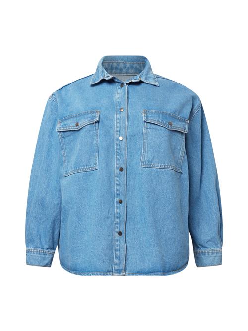 Nasty Gal Plus Overgangsjakke  lyseblå