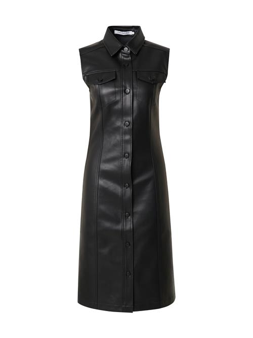 Calvin Klein Jeans Blusekjole 'FAUX'  sort