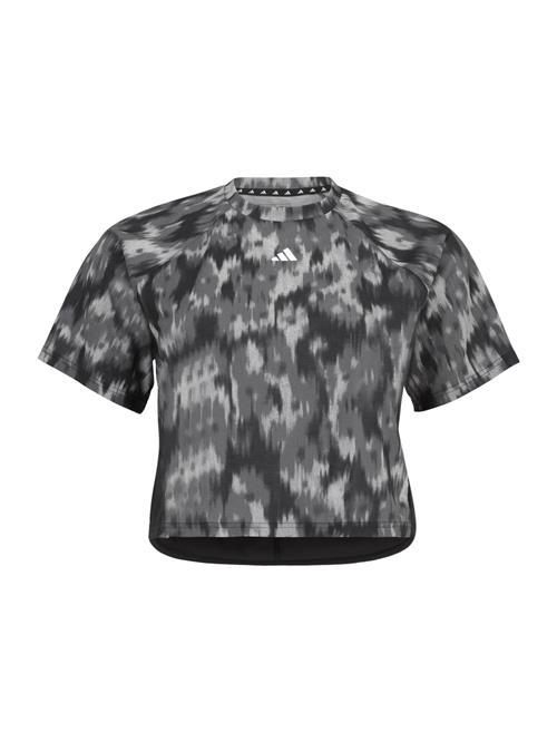 ADIDAS PERFORMANCE Funktionsbluse  grå / mørkegrå / sort / hvid