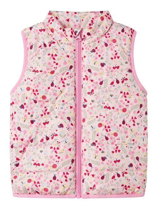 NAME IT Vest 'NMFMYLANE'  gul / lysegrøn / lyserød / magenta