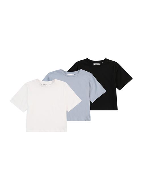 Se ABOUT YOU Bluser & t-shirts  lyseblå / sort / hvid ved About You