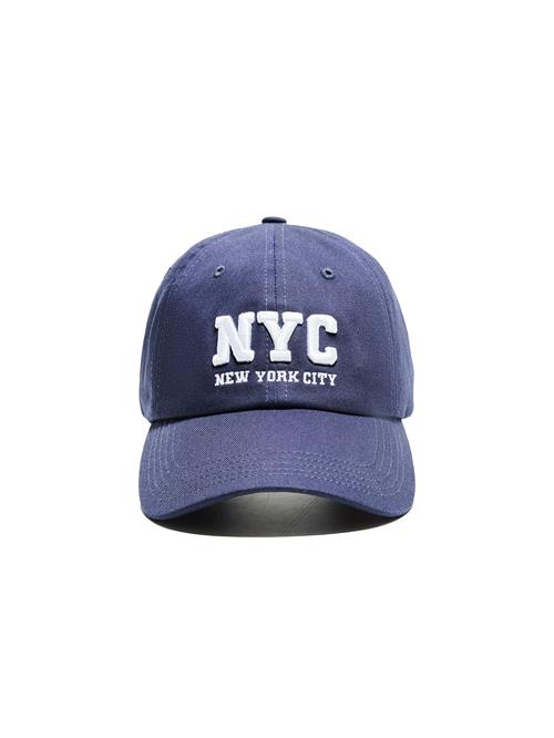 Bershka Hætte  navy / hvid