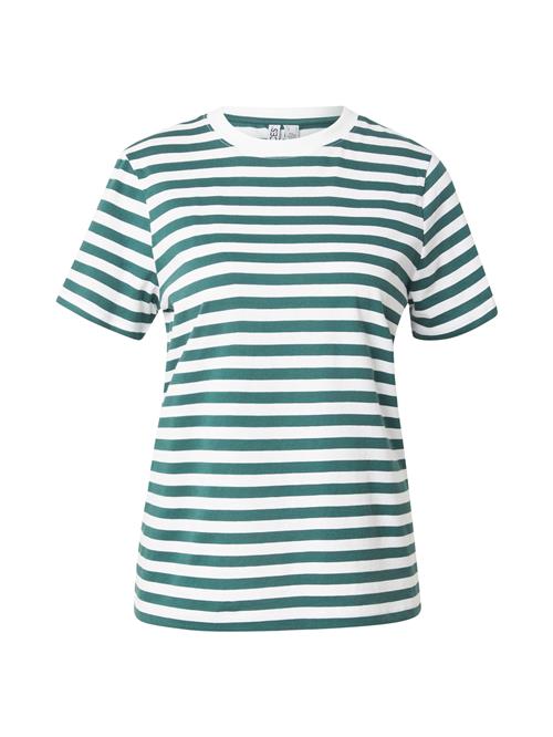PIECES Shirts 'PCRIA'  smaragd / hvid