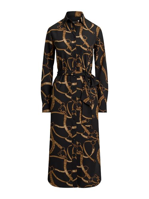 Lauren Ralph Lauren Blusekjole  cappuccino / sort