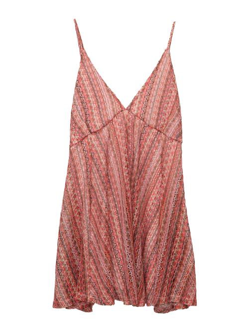 Pull&Bear Sommerkjole  lysegrøn / lyserød / rød / sort