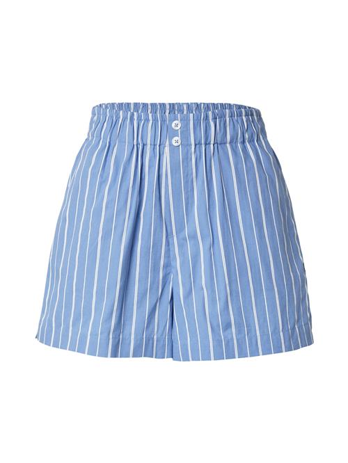 ONLY Bukser 'ONLFILUCCA'  blue denim / hvid