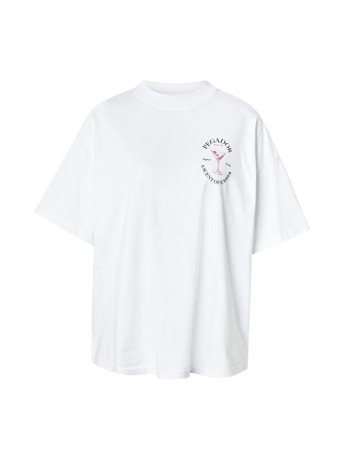 Pegador Oversized bluse 'Jorba'  orkidee / lyserød / sort / hvid