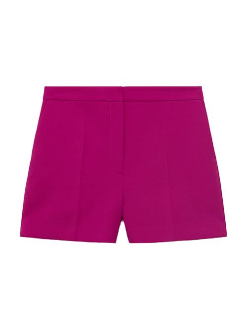 MANGO Bukser med fals 'LILO'  mørk pink