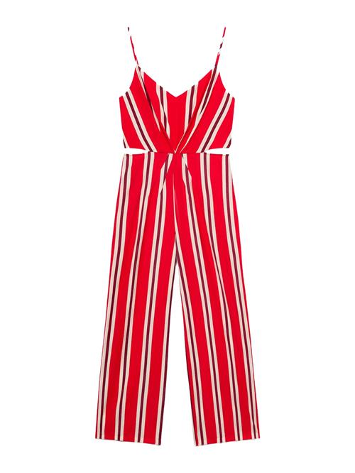 MANGO Jumpsuit 'MYKO'  rød / bordeaux / hvid