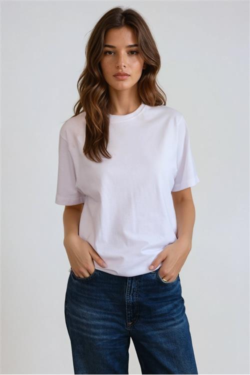 Boxfit T-shirt - Hvid - TeeShoppen