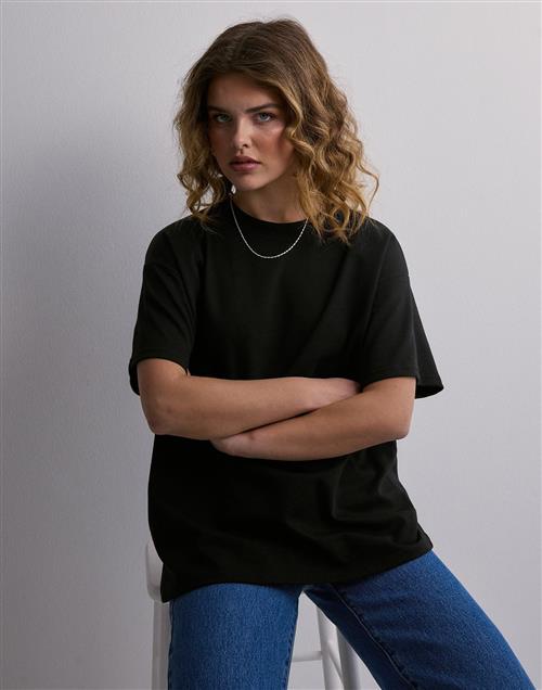 Pieces - Sort - Pcskylar Ss Oversized Tee Noos
