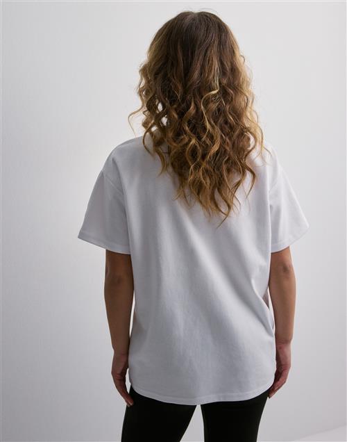 Pieces - Hvid - Pcskylar Ss Oversized Tee Noos