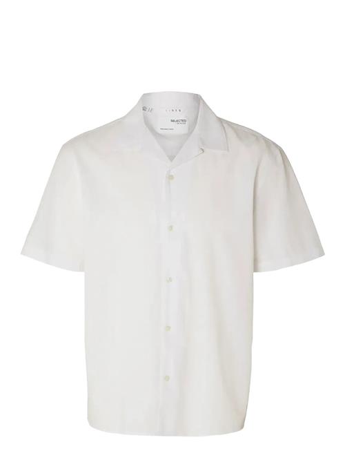 Slhrelaxsun Shirt Ss Resort Selected Homme White