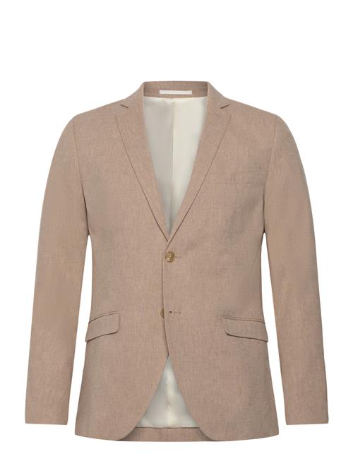 Jack & Jones Jprriviera Linen Blazer Slim Fit Sn Jack & J S Beige