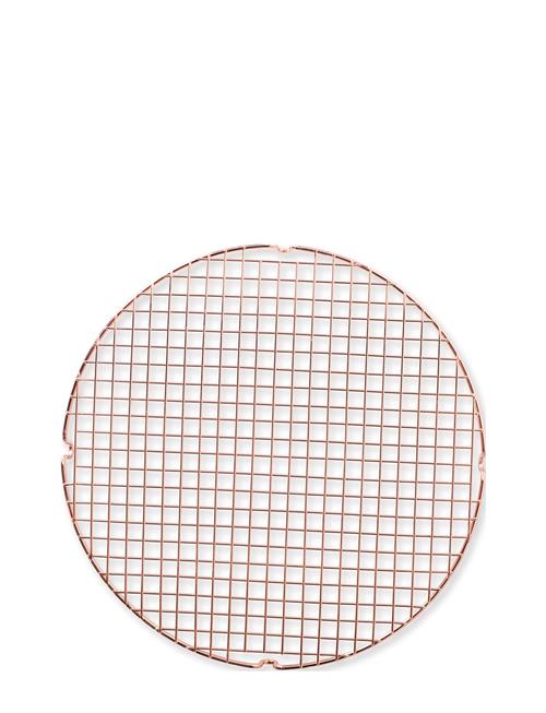 Round Copper Cooling & Serving Grid Nordic Ware Brown