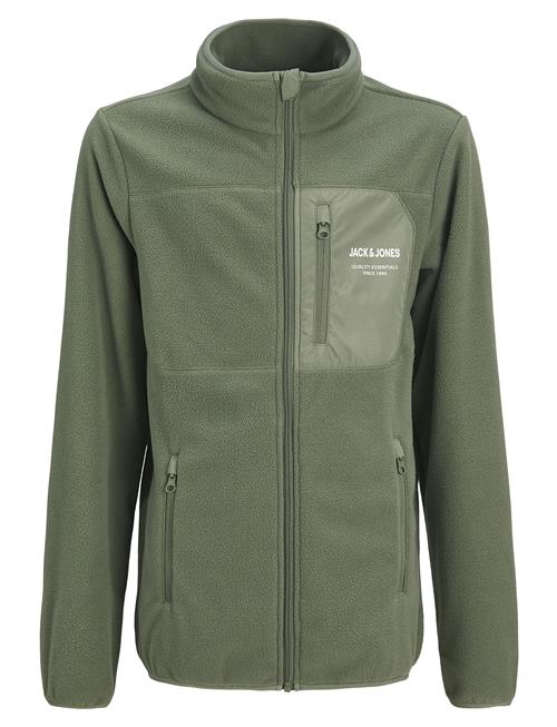 Se Jack & Jones Jjtheo Fleece Jacket Jnr Jack & J S Green ved Booztlet