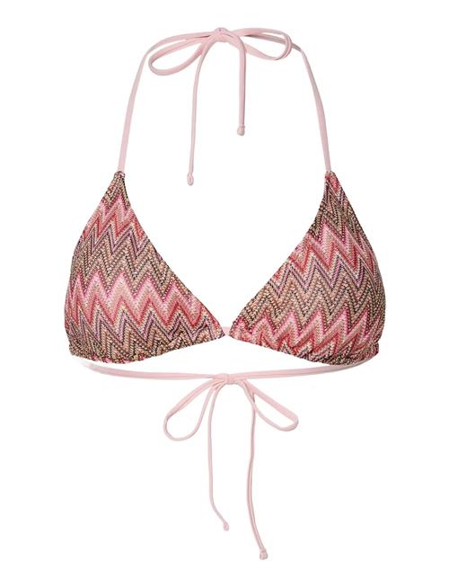 Pcada Bikini Knitted Triangle Top Pieces Pink