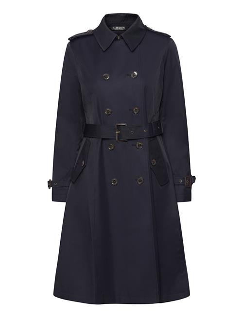 Double-Breasted Belted Trench Coat Lauren Ralph Lauren Black