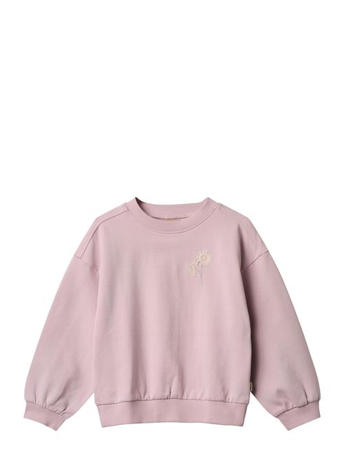 Sweatshirt L/S Embroidery Eliza Wheat Pink