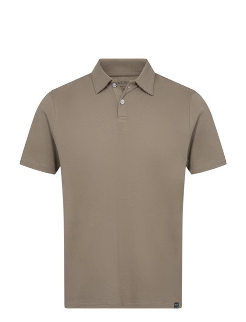 Bs Ishigaki Regular Fit Polo Shirt Bruun & Stengade Khaki