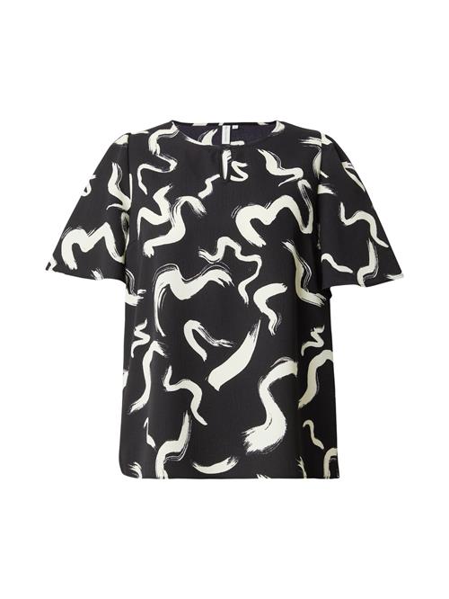 ONLY Carmakoma Bluse 'CARNOVA ELITE'  sort / hvid