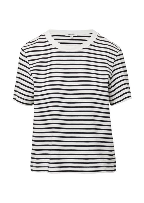 s.Oliver Shirts  lysebeige / sort
