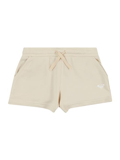 ROXY Sportsbukser 'SURF FEELINGSHT'  beige / hvid