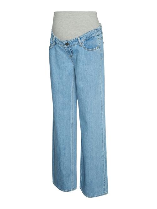 MAMALICIOUS Jeans 'MLSydney'  blue denim / grå-meleret
