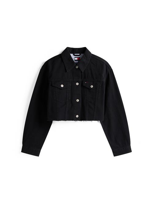 Tommy Jeans Overgangsjakke  rød / sort / black denim / hvid