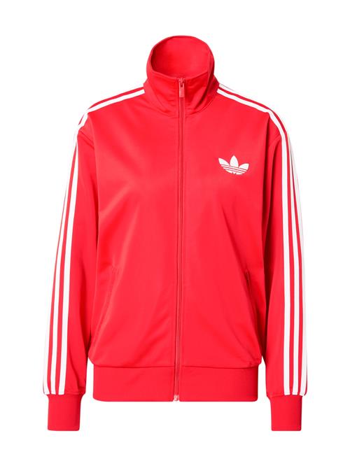ADIDAS ORIGINALS Sweatjakke 'Adicolor Classic Firebird'  rød / hvid