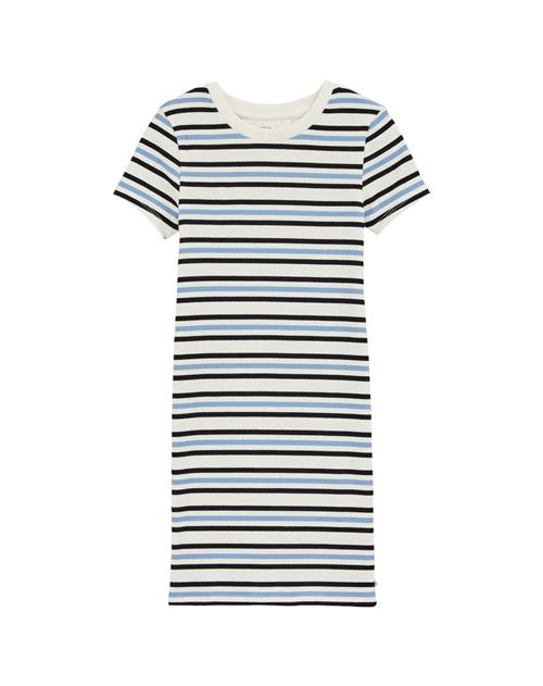 Se WE Fashion Kjole  blandingsfarvet / hvid ved About You