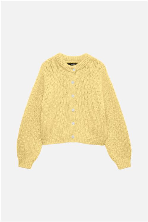 Wilo O-Neck Cardigan - Pale Banana - M - Vero Moda