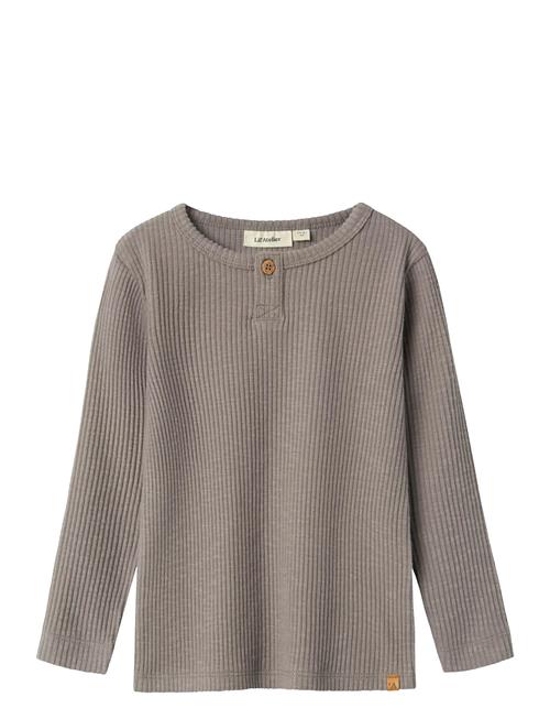 Nmmrajo Mal Ls Slim Top Lil Lil'Atelier Grey
