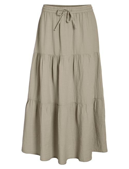 Vilania Rw Ankle Skirt Vila Green