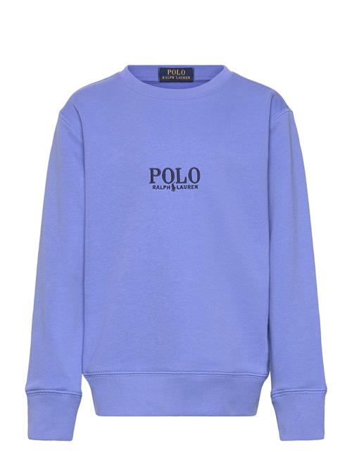Logo French Terry Sweatshirt Ralph Lauren Kids Blue