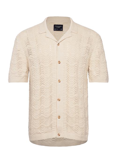 Anf Mens Sweaters Abercrombie & Fitch Beige