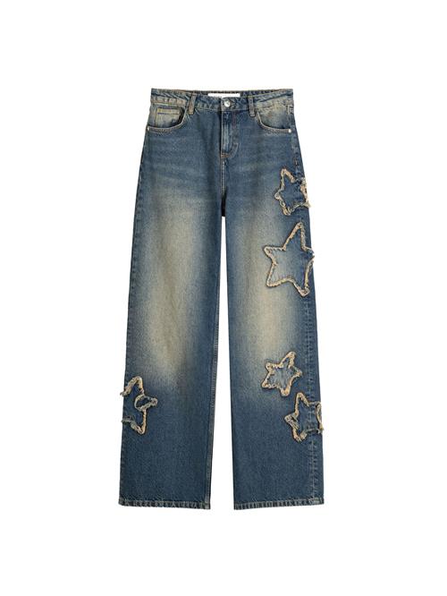 Bershka Jeans  beige / blue denim