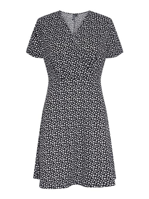 PIECES Kjole 'Sienna'  sort / offwhite