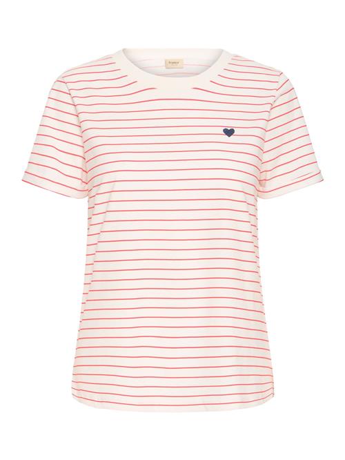 Fransa Shirts 'FRAMORA'  rød / hvid