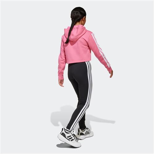 Se ADIDAS SPORTSWEAR Træningsdragt 'Essentials Tiberio'  pink / sort / hvid ved About You