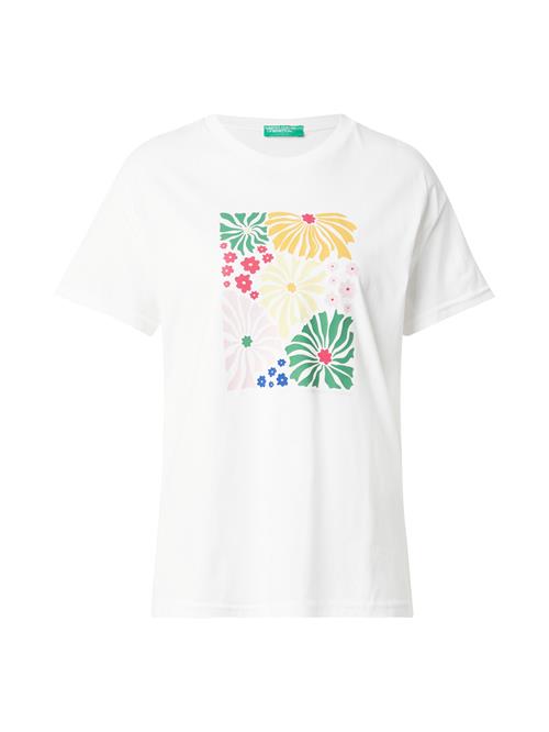 UNITED COLORS OF BENETTON Shirts  gul / grøn / lyserød / hvid