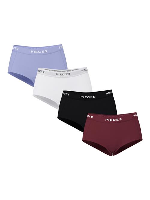 PIECES Panty  lyselilla / vinrød / sort / hvid