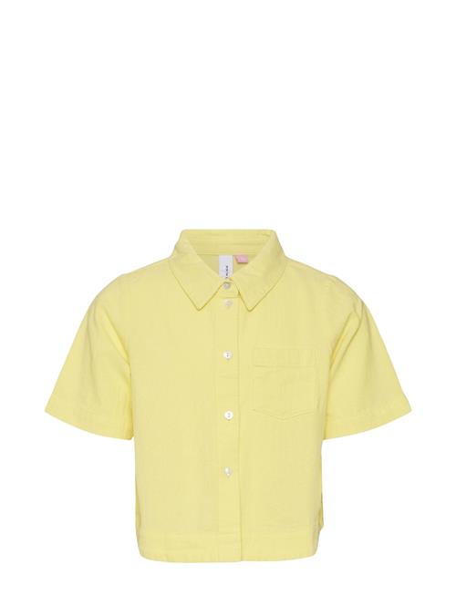 Se Vmhart Ss Short Shirt Wvn Girl Vero Moda Girl Yellow ved Booztlet