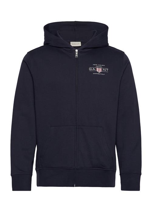 Graphic Fullzip Hoodie GANT Navy