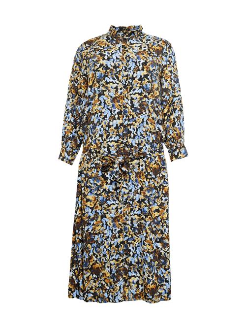 Selected Femme Curve Blusekjole 'IRENE'  blå / lyseblå / gul / sort