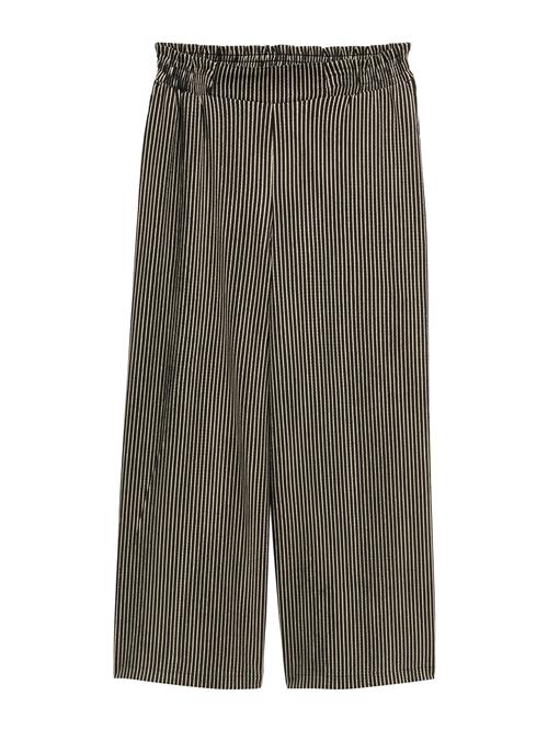 TOM TAILOR DENIM Bukser  khaki / sort