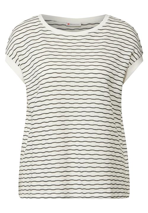 STREET ONE Shirts  sort / offwhite