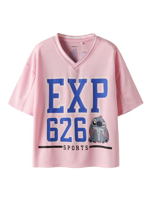 Se NAME IT Bluser & t-shirts 'NKFakuri Stitch'  mørkeblå / grå / lyserød / sort ved About You